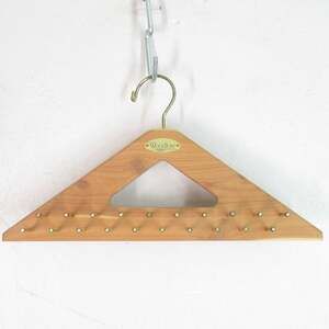 WOODLORE Tie Belt Hanger Holder Rack 40 Pegs Cedar Wood Closet Organizer